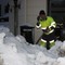 NORGE: Det ble mye arbeid for å måke snø i Ålesund etter de store snømengdene i vinter. 