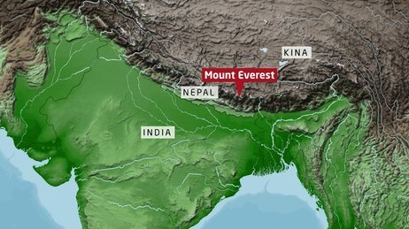 Mount Everest grafikk Mount Everest grafikk