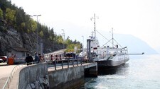 Fodnes ferjekai. (Foto: Brit Jorunn Svanes/NRK)