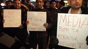 Demo mot karikaturtegninger