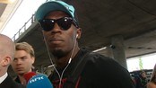 Bolt til NRK: - Formen kommer seg - Usain Bolt møtte pressen på Gardermoen mandag. Bolt fortalte at formen er på vei til å bli bedre. 