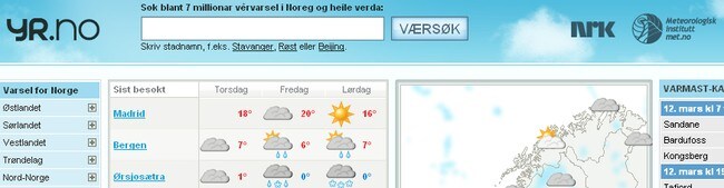 yr.no (NRK)