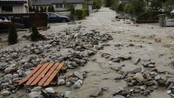 E6 er stengt på grunn av flom