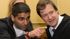 Arfan Bhatti og John Christian Elden (Foto: Sigurdsøn, Bjørn/SCANPIX)