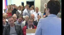 Video Sjå korleis folkemøtet på Fedje gjekk her. (Foto: Nyhetsspiller)