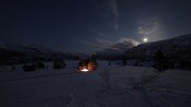 På leit etter vinterlyset - Naturfotograf Per Jarle Heggdalsvik leter etter vinterlyset i Moldemarka.