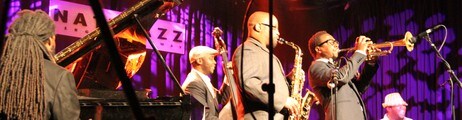 Roy Hargrove kvintett på Nattjazz (Foto: Erling Wicklund/NRK) Roy Hargrove kvintett på Nattjazz (Foto: Erling Wicklund/NRK)