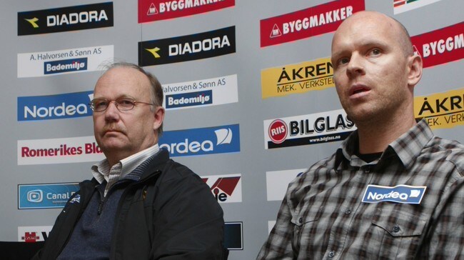 Per Mathisen og Henning Berg (Foto: Cornelius Poppe/Scanpix)