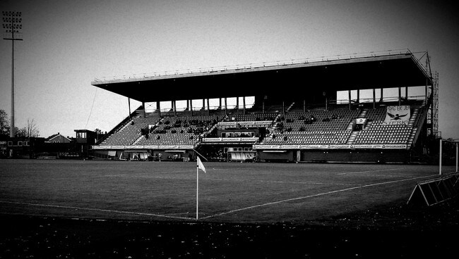 Melløs Stadion, Moss Fotbalklubb (Foto: Espen Torgersen/NRK) Melløs Stadion, Moss Fotbalklubb (Foto: Espen Torgersen/NRK)