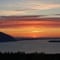 Solnedgang sett frå Åsfjellet i Vestnes 
