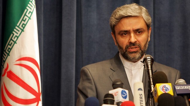 Talsmann for det iranske utenriksdepartementet, Mohammad Ali Hosseini. (Foto: ATTA KENARE/AFP) Talsmann for det iranske utenriksdepartementet, Mohammad Ali Hosseini. (Foto: ATTA KENARE/AFP)