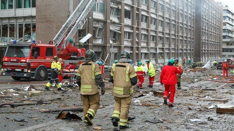 Bombeaksjon i Oslo (Foto: Roald, Berit/Scanpix) Bombeaksjon i Oslo (Foto: Roald, Berit/Scanpix)