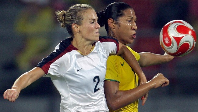 Finalen i fotball-VM kvinner Brasil-USA (Foto: Roberto Candia/AP) Finalen i fotball-VM kvinner Brasil-USA (Foto: Roberto Candia/AP)