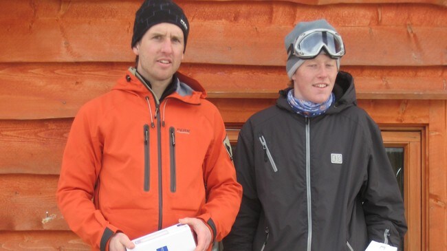 Nakkjen Ned med Henning Heimlid (til venstre) og Isak Bergset. (Foto: Thorolf Aarøen) Nakkjen Ned med Henning Heimlid (til venstre) og Isak Bergset. (Foto: Thorolf Aarøen)