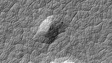 'Sneglehus' av lava (Foto: NASA/JPL-Caltech/UA)