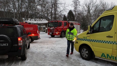 Trafikkulykke Skatval (Foto: Tor Aage Hansen)