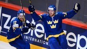 Sweden Ice Hockey Worlds Daniel Sedin, Henrik Sedin