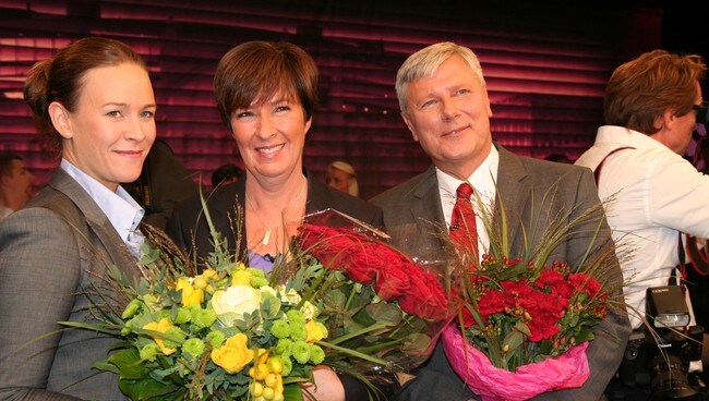 Maria Wetterstrand, Mona Sahlin og Lars Ohyl (Foto: Laila Bakken/NRK) Maria Wetterstrand, Mona Sahlin og Lars Ohyl (Foto: Laila Bakken/NRK)
