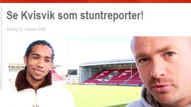 Raymond intervjuer Everton (Foto: www.fredrikstadfk.no) Raymond intervjuer Everton (Foto: www.fredrikstadfk.no)