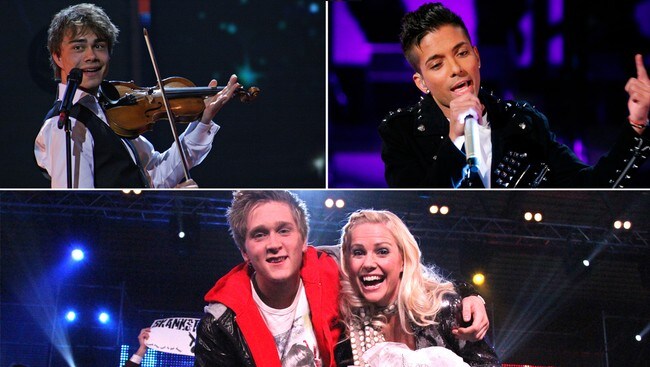 Alexander Rybak, Omer Bhatti, Bjørn Johan Muri og Venke Knutson (NRK/Scanpix) Alexander Rybak, Omer Bhatti, Bjørn Johan Muri og Venke Knutson (NRK/Scanpix)