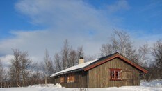 Skriurusten fotografert 27.2.2005. Et flott og snilt vinterfjell.