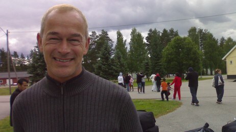 Ketil Blinge, leder ved asylmottaket på Haslemoen (Foto: Merethe Glorvigen)