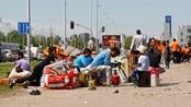 Romfolk ventar på utkasting i Serbia