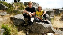 : Kristoffer og Henrik på tur (Foto: Øyvind Bækkevold) : Kristoffer og Henrik på tur (Foto: Øyvind Bækkevold)