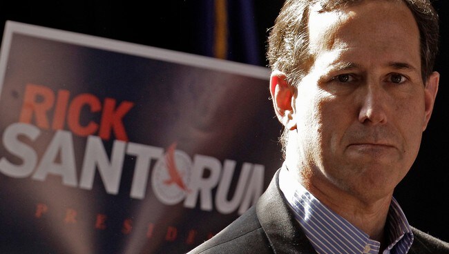 Rick Santorum (Foto: Charlie Riedel/Ap) Rick Santorum (Foto: Charlie Riedel/Ap)