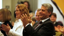 Dagrun Eriksen og Dagfinn Høybråten  (Foto: Schrøder, Tor Erik/SCANPIX)