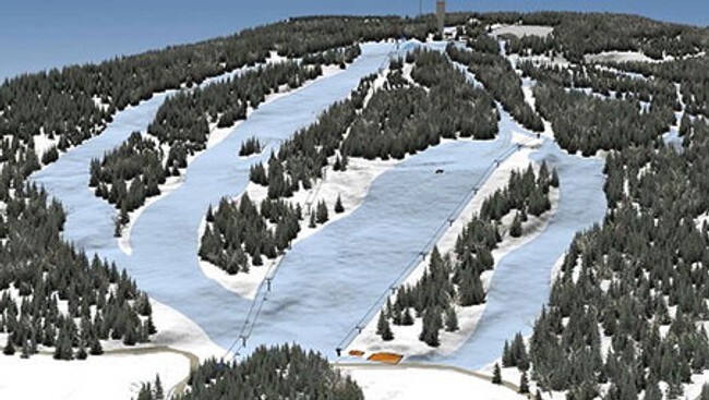 Tryvann vinterpark hvis den blir bygget ut Tryvann vinterpark hvis den blir bygget ut