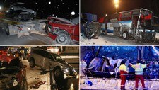 Montasje dødsulykker i Norge uke 1 (NRK/Scanpix) Montasje dødsulykker i Norge uke 1 (NRK/Scanpix)