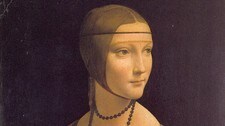 Leonardo da Vinci: Piken med røyskatten (1489). (Foto: Czartoryski Museum)