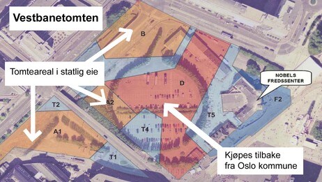 Ny tomt for Nasjonalmuseet (Foto: Statsbygg) Ny tomt for Nasjonalmuseet (Foto: Statsbygg)