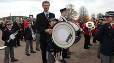 Isak Pundsnes Lorentsen og pappa Even Lorentsen (Foto: Håkon Eliassen/NRK)