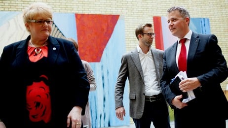 Trine Skei Grande med Høyre og Frp (Foto: Solum, Stian Lysberg/NTB scanpix) Trine Skei Grande med Høyre og Frp (Foto: Solum, Stian Lysberg/NTB scanpix)
