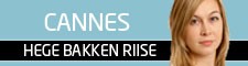 Hege Bakken Riise i Cannes (NRK) Hege Bakken Riise i Cannes (NRK)