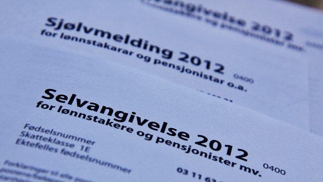 selvangivelsen 2012 (Foto: Kim Jansson/NRK) selvangivelsen 2012 (Foto: Kim Jansson/NRK)