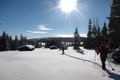 Vel nede fra Blefjell, på veg mot Selsli