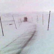 Hardangervidda stengt (Foto: Erling Ljone)