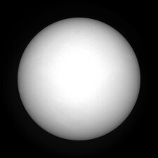 Solen (hvit) (NASA)