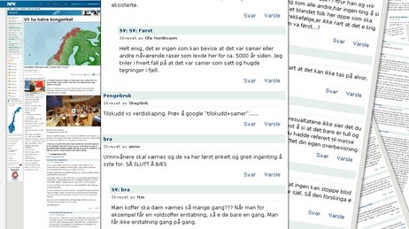 Nettdebatt (Foto: Illustrasjon: Fredrik Norum/NRK)