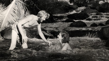 Thor Heyerdahl og kona Liv i 1937 (Kon-Tiki museet) Thor Heyerdahl og kona Liv i 1937 (Kon-Tiki museet)