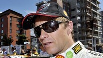 Petter Solberg i Rally Finland (Foto: Roni Rekomaa/Afp)