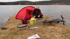 Paul Olai-Olssen sykler Norge på langs (Foto: Paul Olai-Olssen)