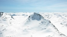 Mjølkedalstinden sett fra nordøst