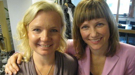 Prinsesse Märta Louise og Elisabeth Samnøy (Foto: Hanne Hoftun/NRK)