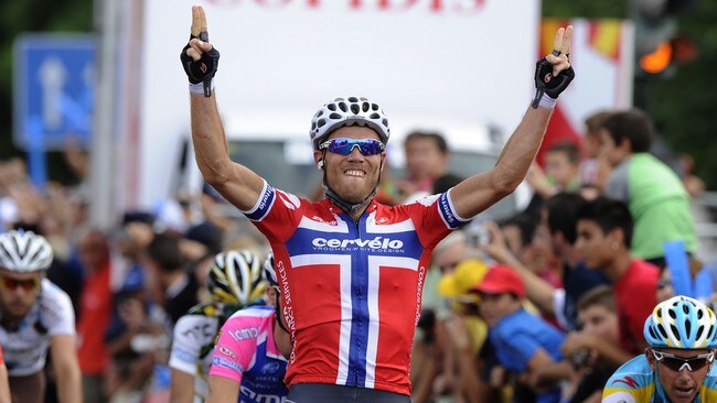 Thor Hushovd (Foto: JOSE JORDAN/Afp) Thor Hushovd (Foto: JOSE JORDAN/Afp)