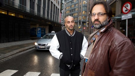 Ulrik Imtiaz Rolfsen og Adil Khan (Foto: Bendiksby, Terje/Scanpix)