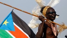 Demonstrasjon i Sør-Sudan (Foto: GORAN TOMASEVIC/Reuters)
